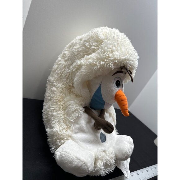 Disney Hideaway Pets Olaf Plush Toy 10" Stuffed Animal Soft Polyester Furry Whit - Picture 5 of 8